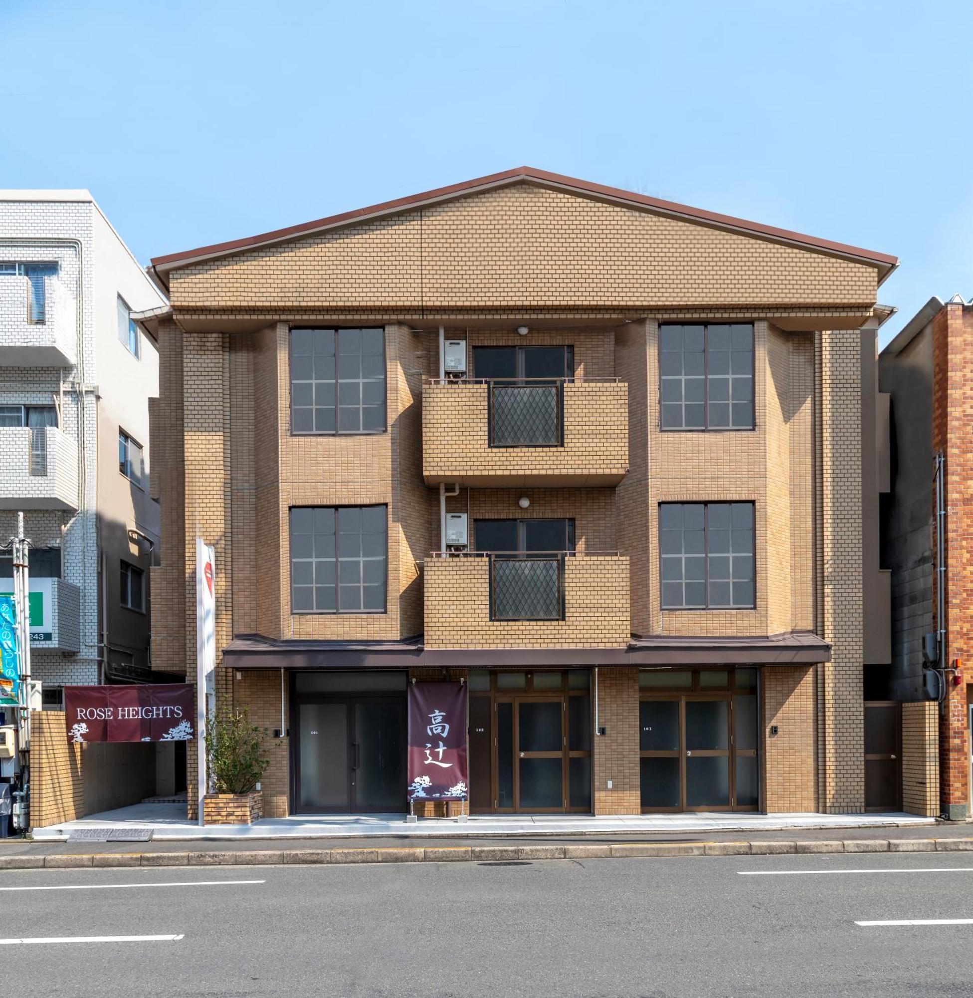 Kyoto Takatsuji Rose Heights Hotell Exteriör bild